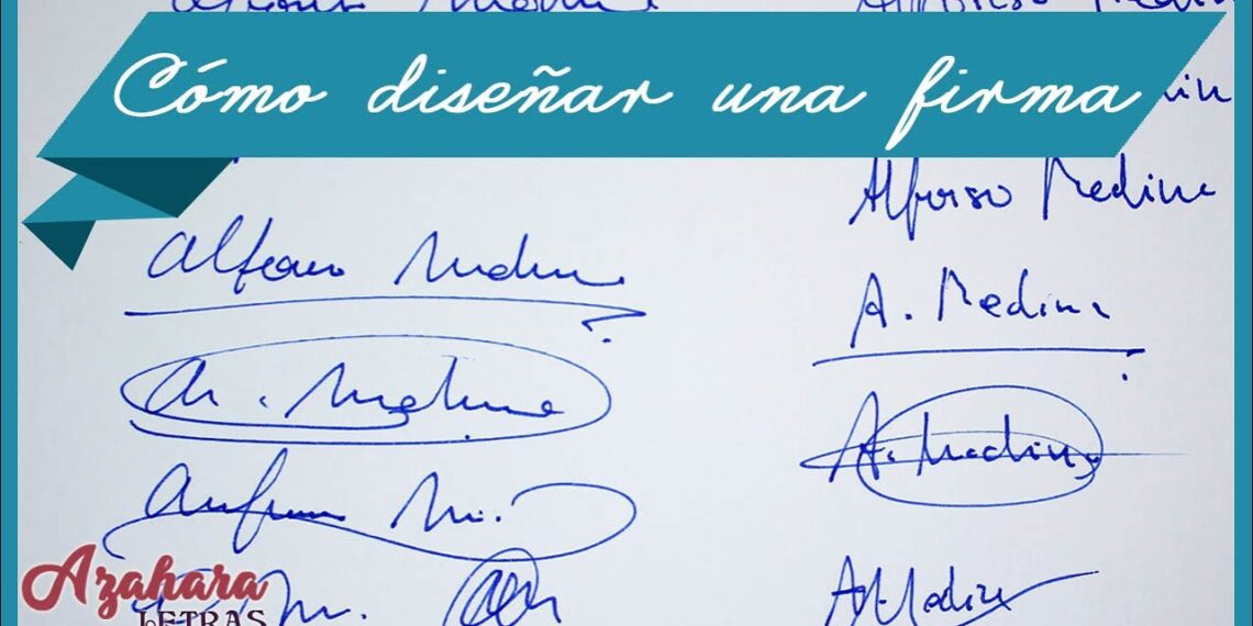 Crea tu firma perfecta y sorprende a todos: ¡Descubre cómo!