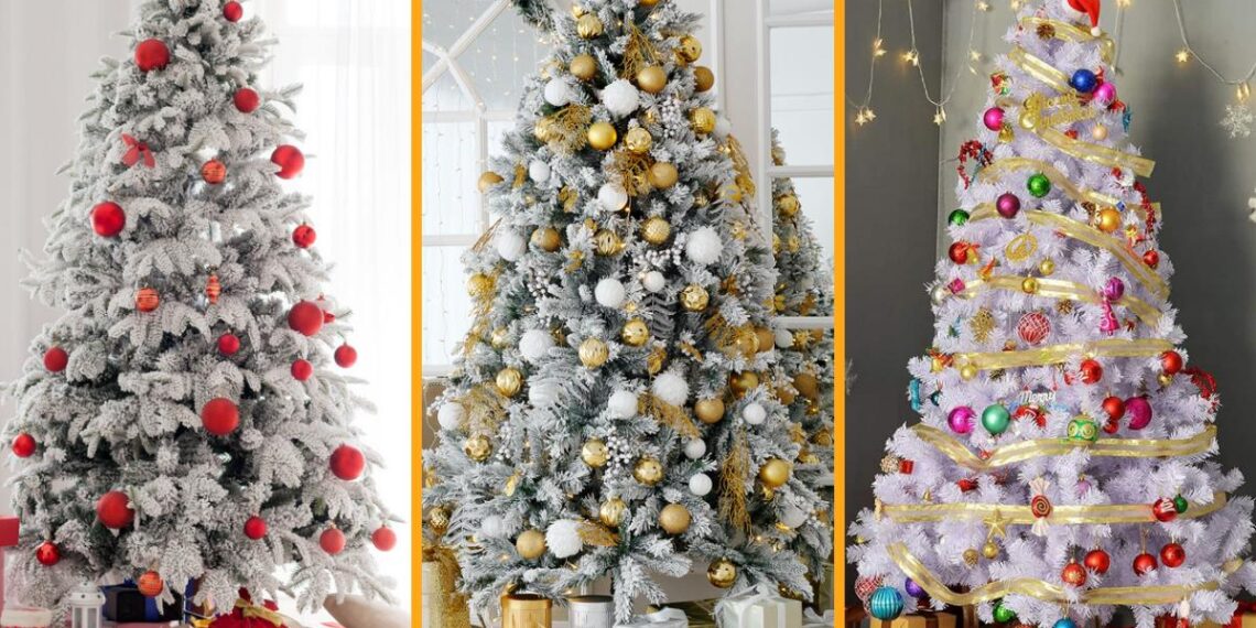Transforma tu árbol de Navidad blanco en una obra de arte con estas ideas de decoración