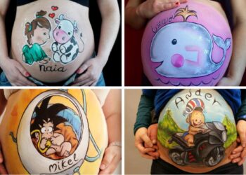 Transforma tu barriga en una obra de arte con estas ideas de pintura para embarazadas