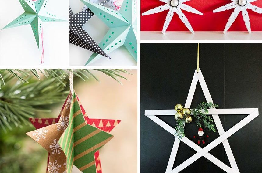 Transforma tu estrella de navidad en una obra de arte con estas creativas ideas de decoración