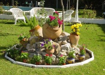 Transforma tu jardín con estas creativas ideas de decoración para tu tinaja