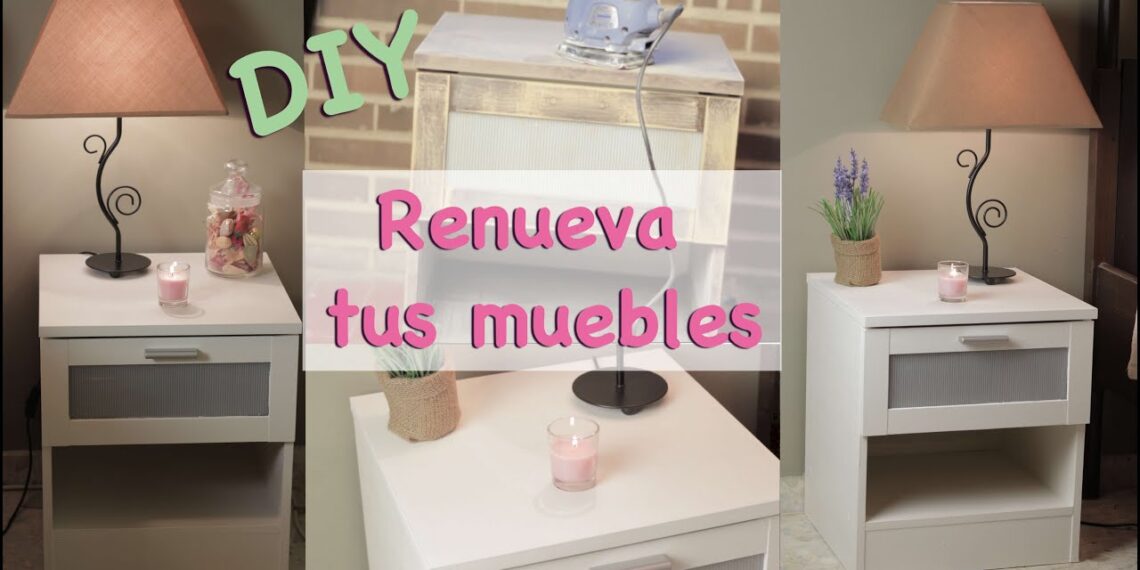 Transforma tus aburridas mesitas de noche en piezas únicas con estas creativas ideas de pintura