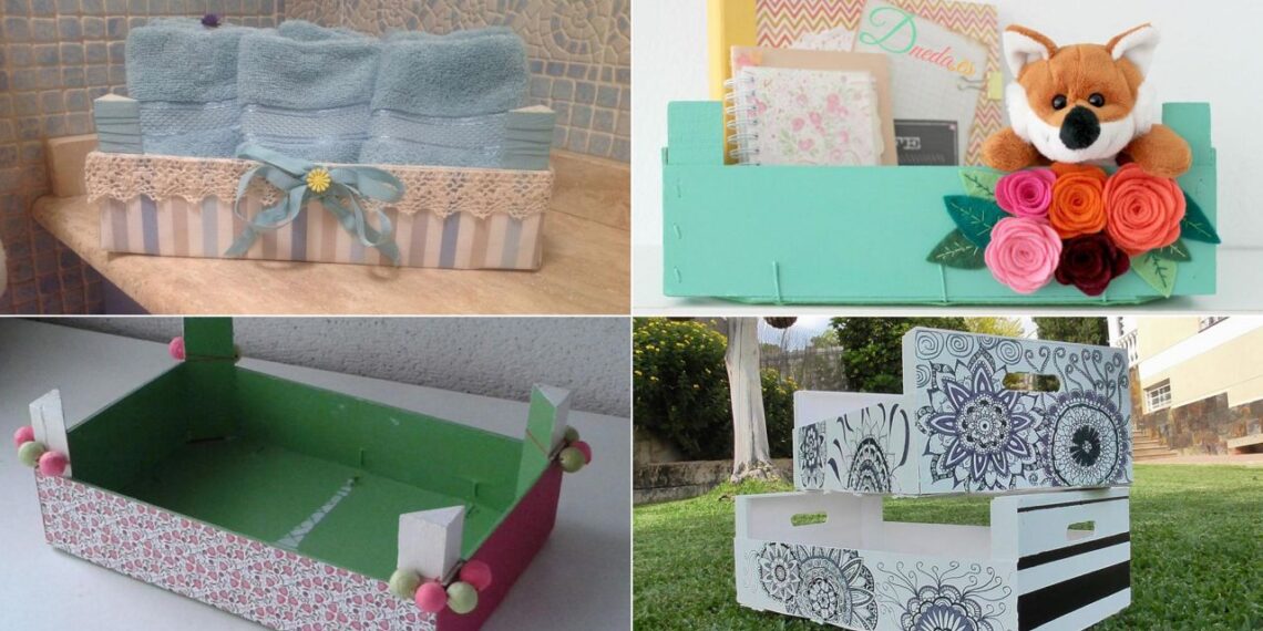 Transforma tus cajas de madera en obras de arte con estas ideas creativas