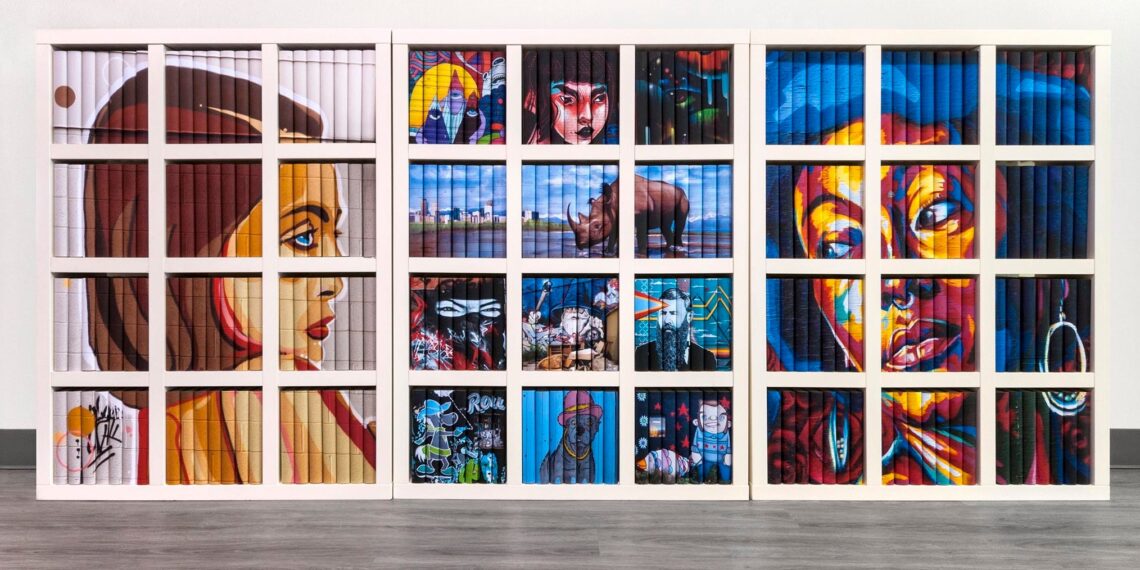 Transforma tus estanterías en obras de arte con estas ideas creativas de pintura