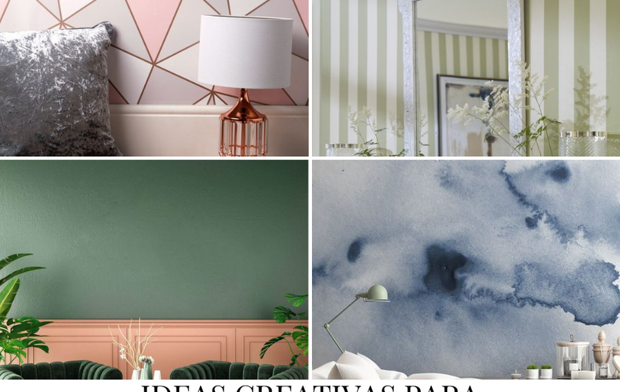 Transforma tus paredes en obras de arte con estas ideas creativas de decoración