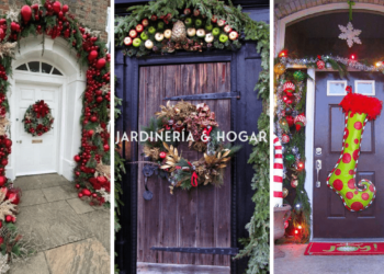 Transforma tus puertas en un paraíso navideño con estas ideas creativas de decoración