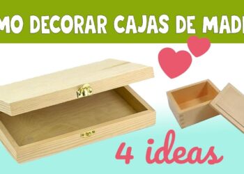 Transforma una simple cajita de madera en una obra de arte con estas ideas creativas de decoración